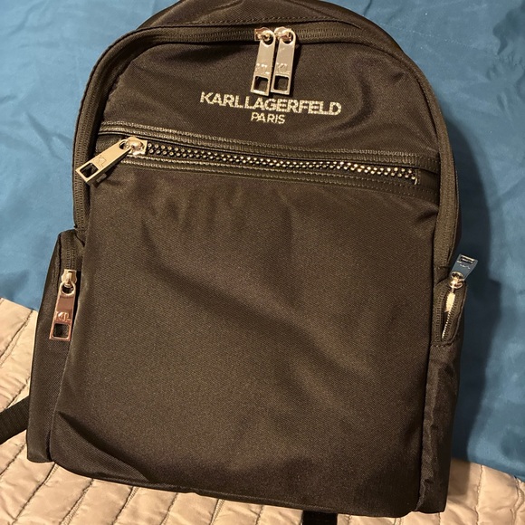Karl lagerfeld ladies nylon back pack main image 8